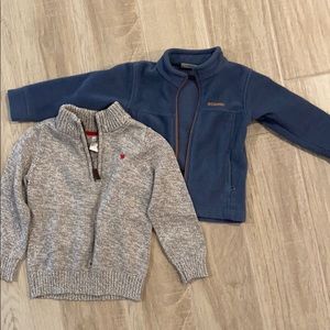 Columbia jacket and sweater
